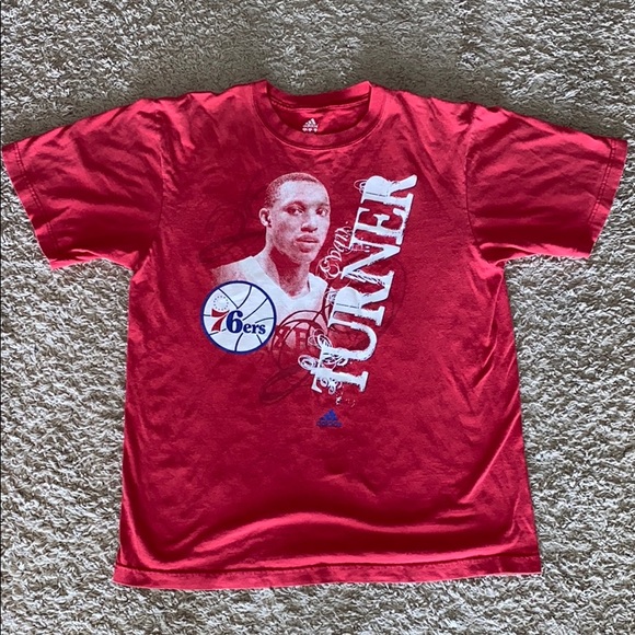 adidas Other - 🆑 5/$30 Authentic Evan Turner 76er T-Shirt